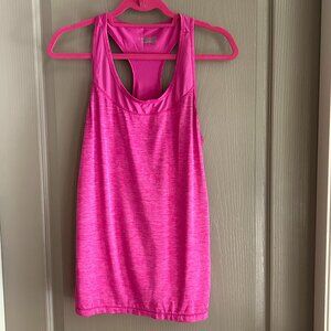pink barbiecore 80s workout tank top